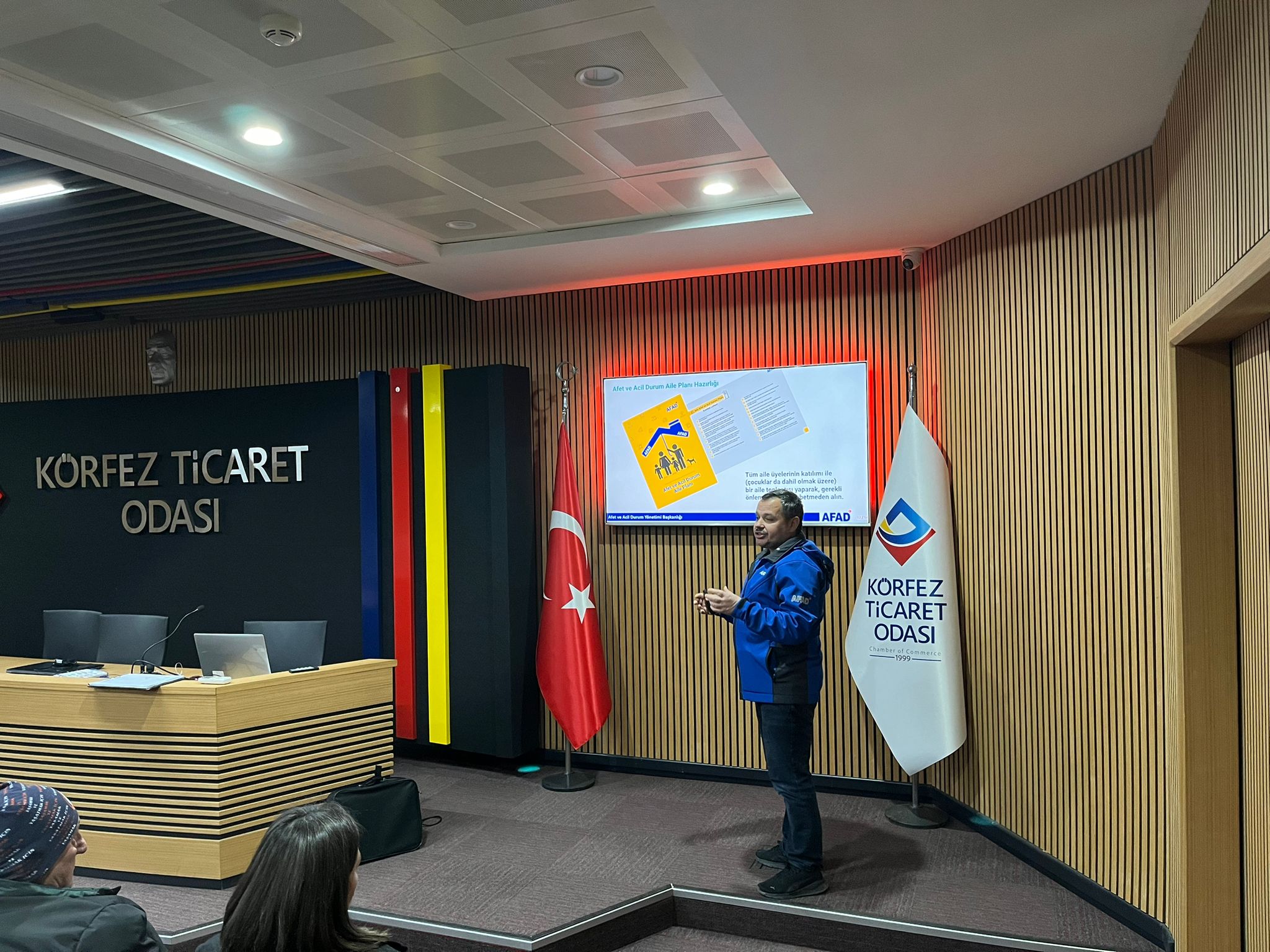 DISASTER AWARENESS TRAINING WAS HELD AT THE KORFEZ CHAMBER OF COMMERCE