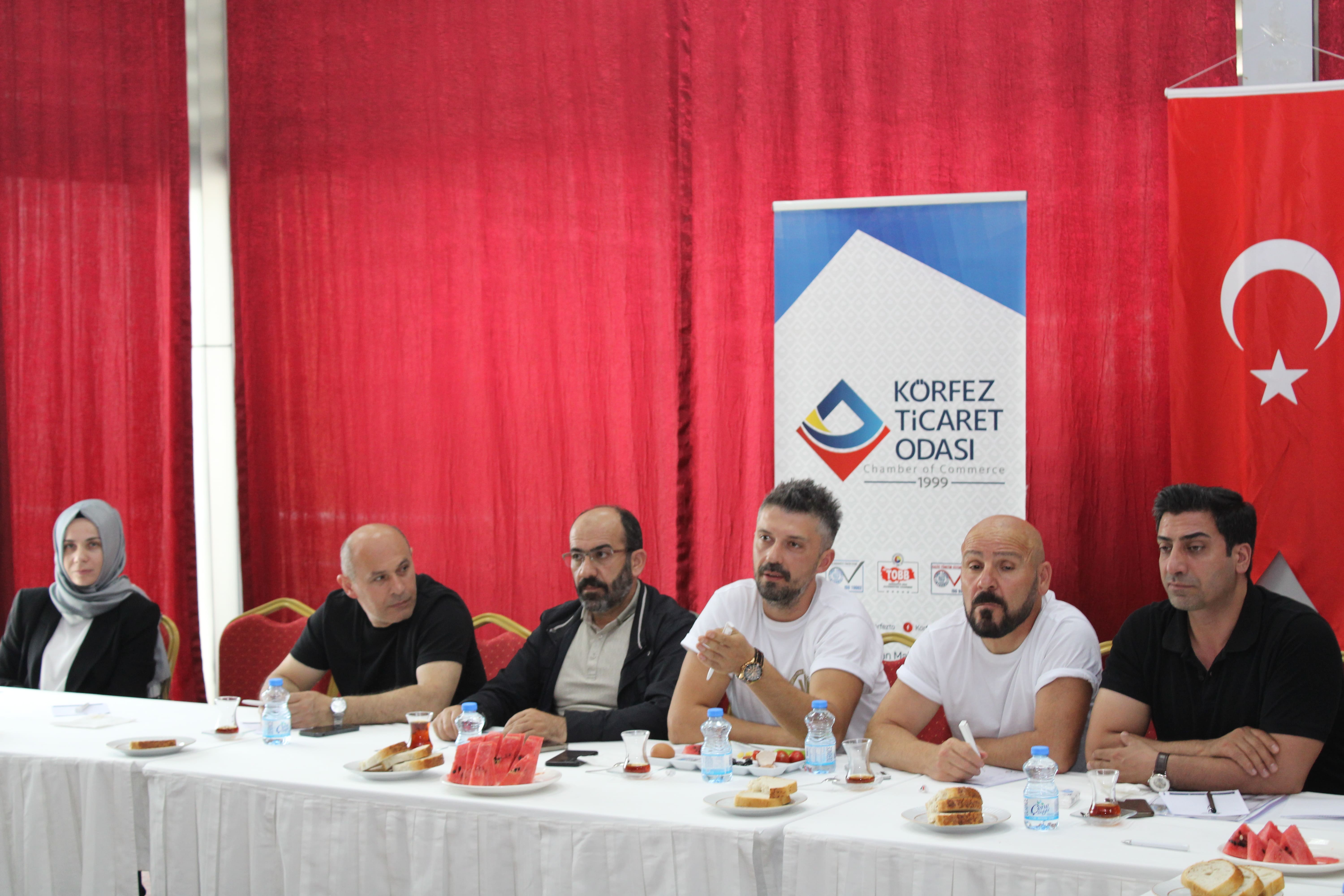 KÖRFEZ’DE GIDA SEKTÖRÜ TEMSİLCİLERİ ORTAK TOPLANTIDA BULUŞTU